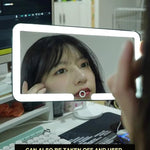 LED CARSUN™  Visor Mirror – Espejo de Maquillaje Recargable con 3 Modos de Iluminación